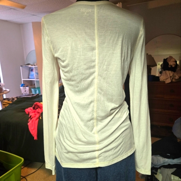 Creamy White Super Soft LS Tee - Picture 5 of 7